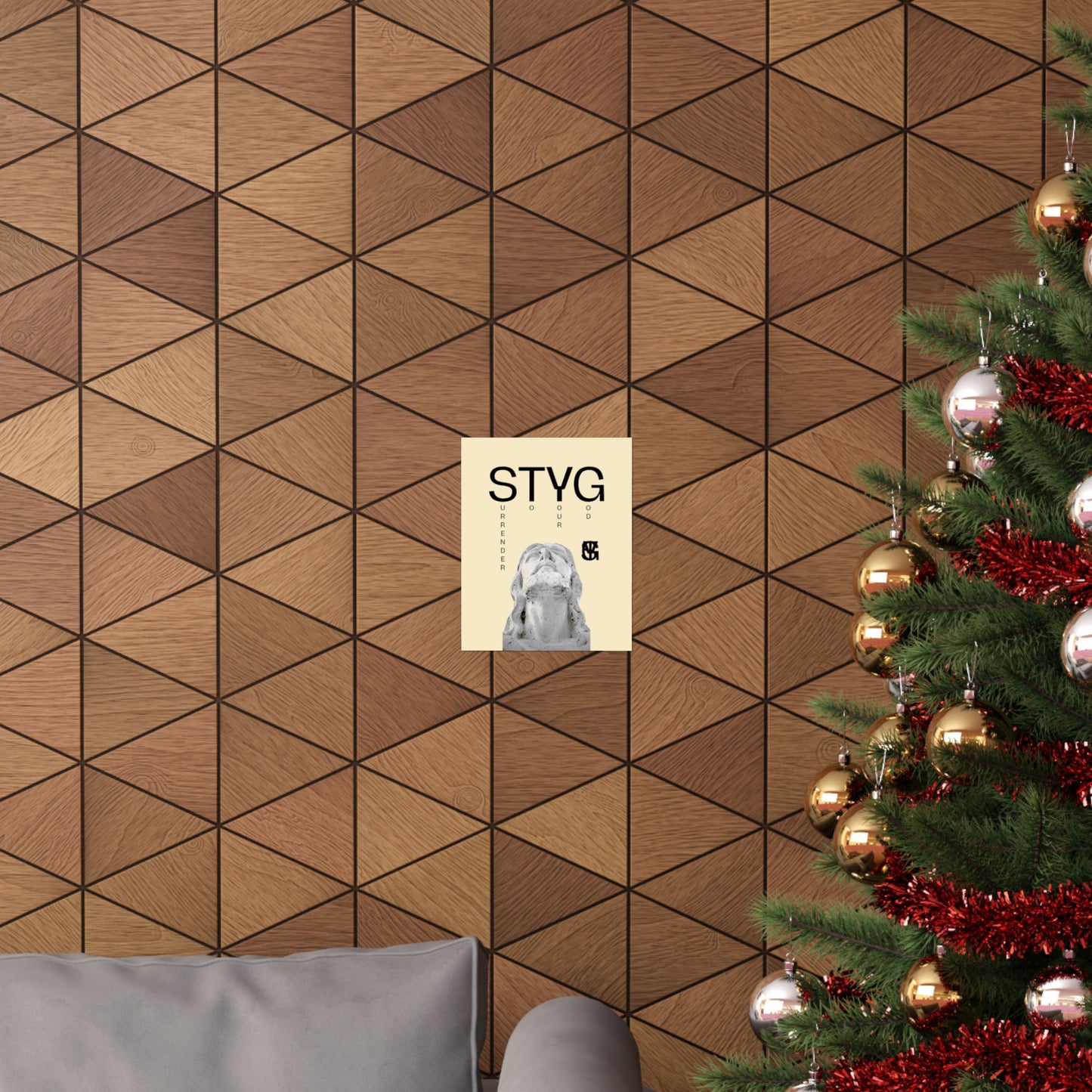 STYG 'Surrender Your Good' Matte Poster — Minimalist Sculpture Wall Art